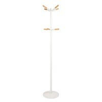 Zuiver White Wooden Tip Coat Stand in Scandinavian Style - image 1