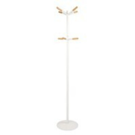 Zuiver White Wooden Tip Coat Stand in Scandinavian Style - thumbnail 1
