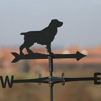 Field Spaniel Weathervane with Docked Tail  - Large - image 1