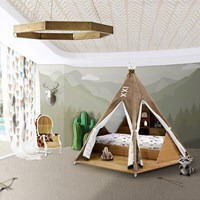 Luxury Childrens Teepee Tent Bed with Toy Storage - image 1