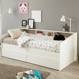Parisot Sleep Day Bed with Storage Drawers and Shelving - thumbnail 1