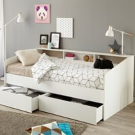 Parisot Sleep Day Bed with Storage Drawers and Shelving - thumbnail 2
