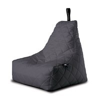 Extreme Lounging Mighty B-Bag Quilted Indoor Bean Bag in Grey - image 1