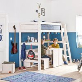 Lifetime Kids Luxury High Sleeper Bed with Slanted Ladder  -