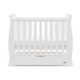 Obaby Stamford Space Saver Cot in White - thumbnail 2