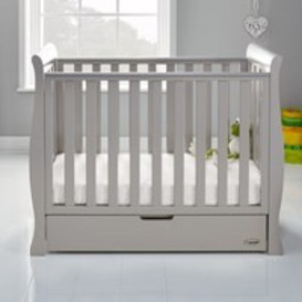 Obaby Stamford Space Saver Cot in Warm Grey - thumbnail 1
