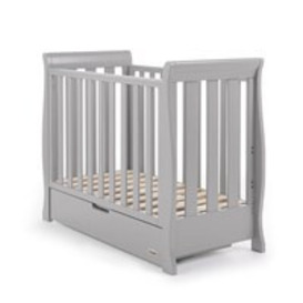 Obaby Stamford Space Saver Cot in Warm Grey - thumbnail 2