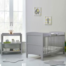 Obaby Grace Cot Bed 2 Piece Nursery Furniture Set - - thumbnail 1