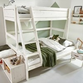 Lifetime Luxury Triple Bunk Bed With Storage Drawer  - - thumbnail 1