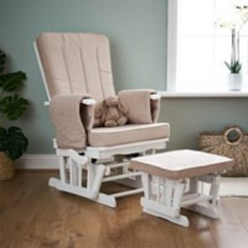 Obaby Deluxe Reclining Nursing Chair and Stool - - thumbnail 2