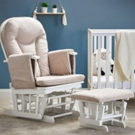 Obaby Reclining Nursing Chair and Stool - - thumbnail 2