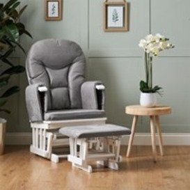 Obaby Reclining Nursing Chair and Stool - - thumbnail 1