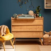 Vox Vintage Chest of Drawers in a Choice of Oak or 5 Pastel Colours - - image 1