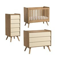 Vox Vintage 3 Piece Cot Nursery Set includes Cot and 2 Chests of Drawers  - - image 1