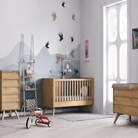Vox Vintage 3 Piece Cot Bed Nursery Set includes Cot Bed and 2 Chests of Drawers  - - image 1