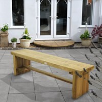 Forest Garden Double Sleeper Bench - 1.8m - image 1