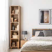 Vox Simple Customisable Narrow Single Bookcase - - image 1