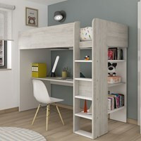 Trasman Tarragona High Sleeper Bed with Desk and Storage Shelves - image 1