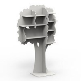 Mathy by Bols Handmade Tree Bookcase in Sam Design available in 26 Colours - - thumbnail 2