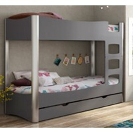 Mathy by Bols Childrens Bunk Bed in Fusion Design with Trundle or Storage Drawer -