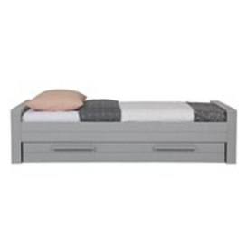Woood Dennis Solid Pine Kids Single Bed with Optional Trundle Drawer - - thumbnail 1