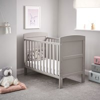 Obaby Grace Mini Cot Bed in Warm Grey - image 1