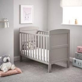 Obaby Grace Mini Cot Bed in Warm Grey - thumbnail 1