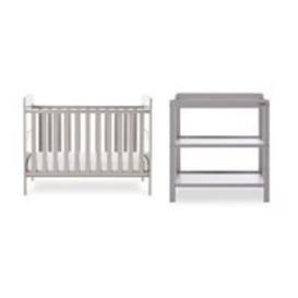Obaby Grace Mini Cot Bed 2 Piece Nursery Furniture Set - - thumbnail 1