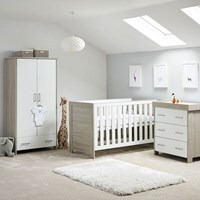 Obaby Nika Cot Bed 3 Piece Nursery Furniture Set - - image 1