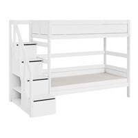 Lifetime Luxury Family Bunk Bed with Storage Steps in White - Double - image 1