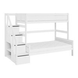 Lifetime Luxury Family Bunk Bed with Storage Steps in White - Double - thumbnail 2