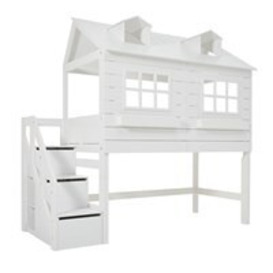 Lifetime Luxury Lake House Mid Sleeper Bed with Storage Steps - thumbnail 2