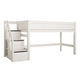 Lifetime Luxury Mid Sleeper Bed with Storage Steps - - thumbnail 2