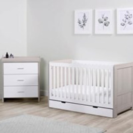 Ickle Bubba Pembrey Cot Bed with Under Drawer and Changing Unit  - - thumbnail 2