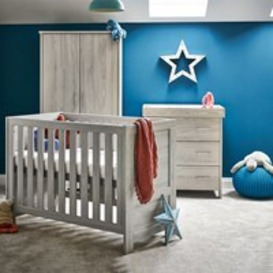 Obaby Nika Mini Cot Bed 3 Piece Nursery Furniture Set - - thumbnail 1