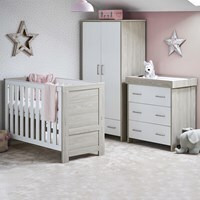 Obaby Nika Mini Cot Bed 3 Piece Nursery Furniture Set - - image 1