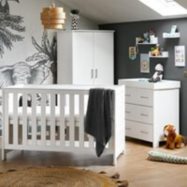 Obaby Nika Mini Cot Bed 3 Piece Nursery Furniture Set - - thumbnail 2