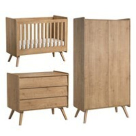 Vox Vintage 3 Piece Cot Nursery Furniture Set includes Cot, Chest of Drawers and Wardrobe  - - thumbnail 1