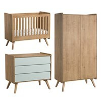Vox Vintage 3 Piece Cot Nursery Furniture Set includes Cot, Chest of Drawers and Wardrobe  - - image 1
