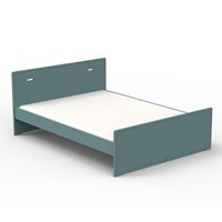 Mathy by Bols Small Double Bed in Madaket Design available in 26 Colours - - image 1