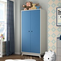 Mathy by Bols 2 Door Wardrobe in Madavin Design available in 26 Colours  - - image 1