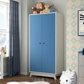 Mathy by Bols 2 Door Wardrobe in Madavin Design available in 26 Colours  -