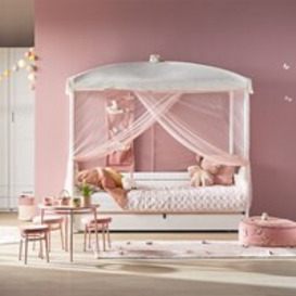 Lifetime Luxury Butterflies Four Poster Bed - - thumbnail 1