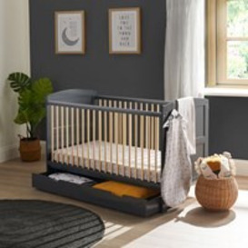 Ickle Bubba Coleby Scandi Classic Cot Bed with Under Drawer - - thumbnail 2