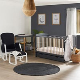 Ickle Bubba Coleby Scandi Classic Cot Bed with Under Drawer, Open Changer and Dursley Chair - - thumbnail 2