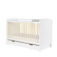 Ickle Bubba Coleby Scandi Classic Cot Bed with Under Drawer and Cot Top Changer - - image 1