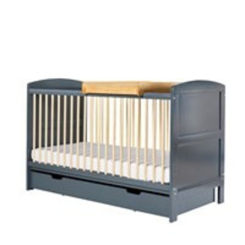 Ickle Bubba Coleby Scandi Classic Cot Bed with Under Drawer and Cot Top Changer - - thumbnail 2