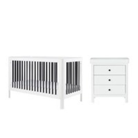 Ickle Bubba Tenby Classic Cot Bed and Changing Unit - - thumbnail 1