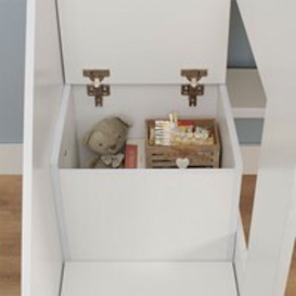 Olivia Mid Sleeper Bed with Shelves and Storage Stairs - thumbnail 2