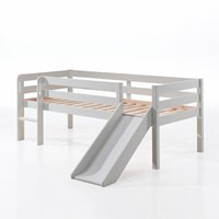 Vipack Pino Low Mid Sleeper Bed with Slide and Optional Storage Drawers -